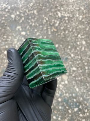 woolly mammoth tooth spacer block stabilized knifemaking material
