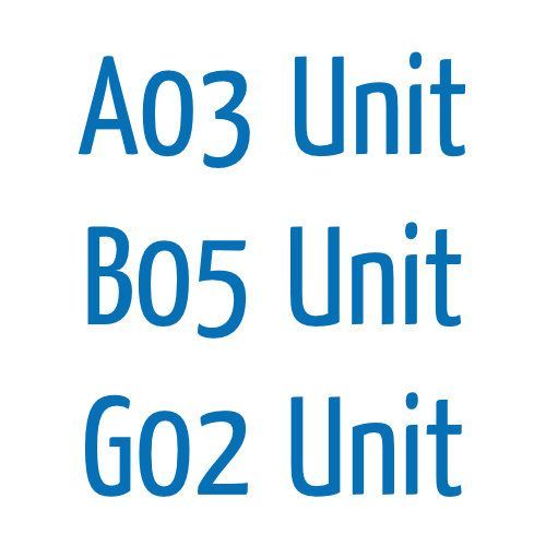 Signature Units: A03, B05, G02