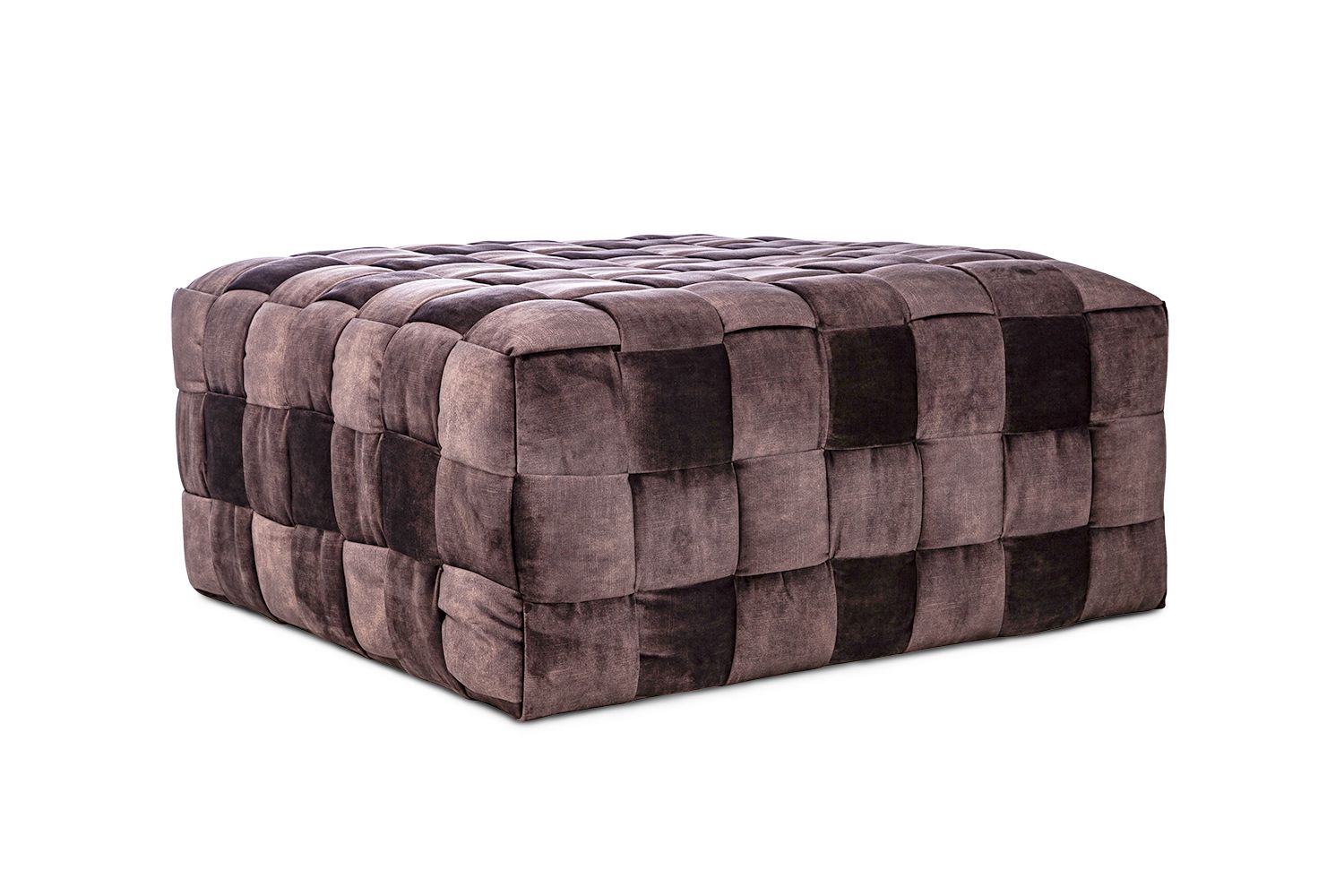 Bellus pouf footstool Mode, soft table 85 x 85 cm, height 40 cm, various fabrics and leather finishes, Manx Mēbeles, Jelgava