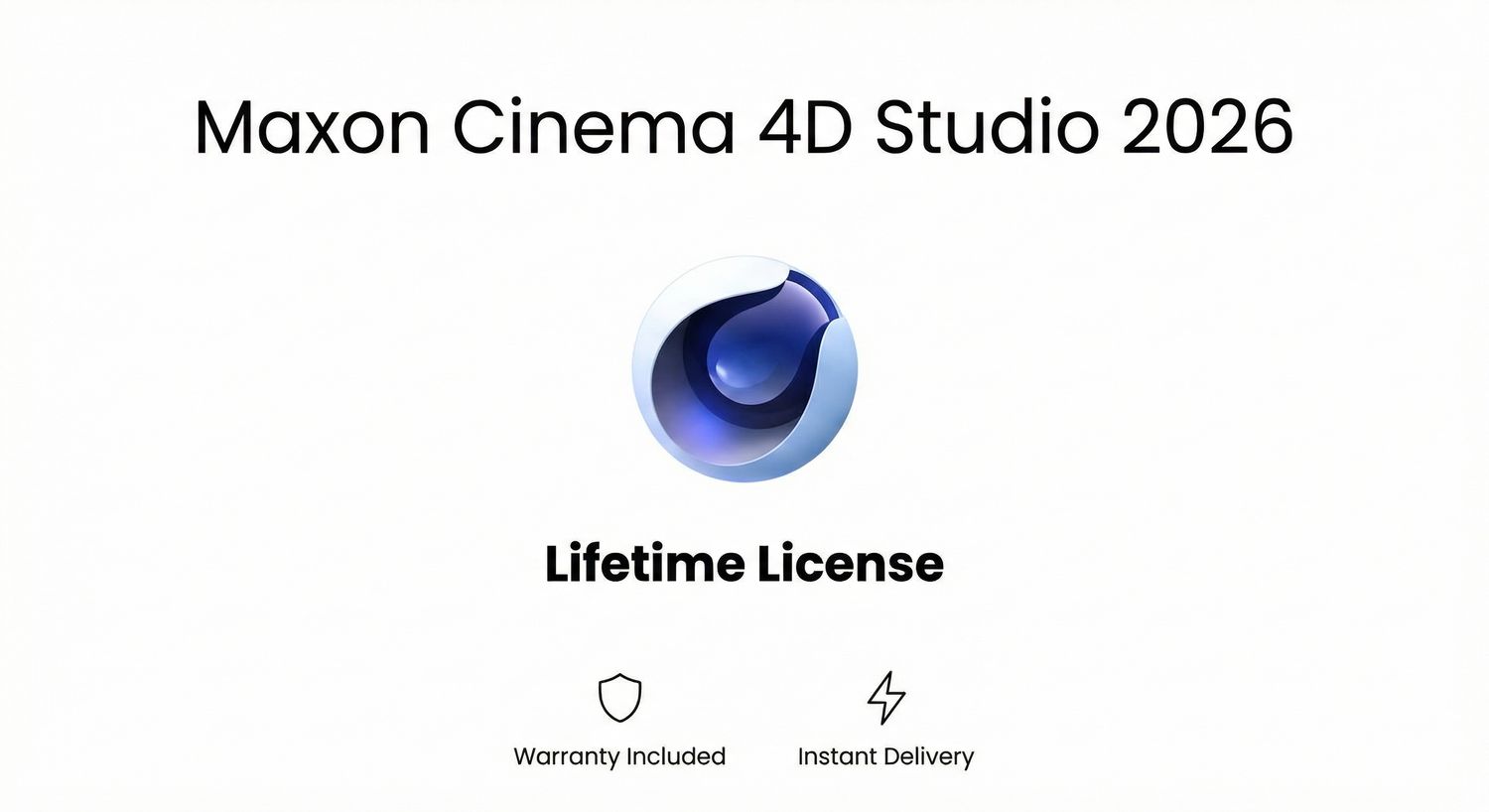 Maxon Cinema 4D Studio 2026 – Lifetime License