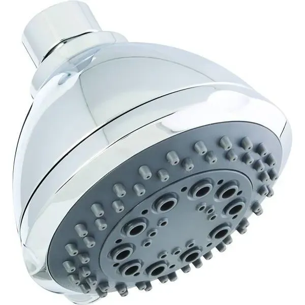 Seasons 3.5 In. Round 5-Function 1.8 GPM Fixed Showerhead, Chrome