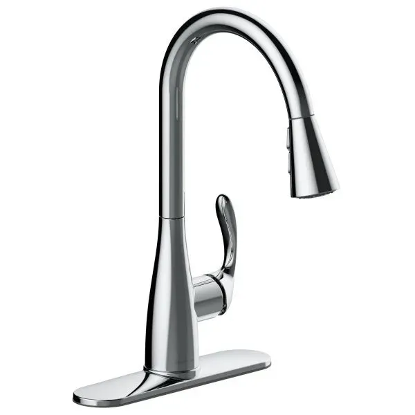 Seasons Westwind Single-Handle Pull Down Kitchen Faucet, Polished Chrome