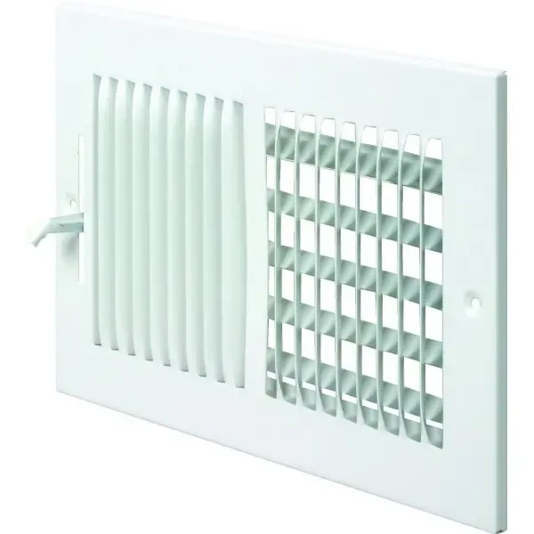 8 In. X 4 In. Two-Way Sidewall Register