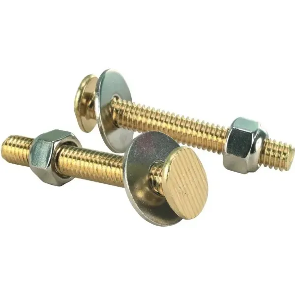 Proplus Oval Closet Bolt 5/16 In. X 2-1/4 In. Brass Plated