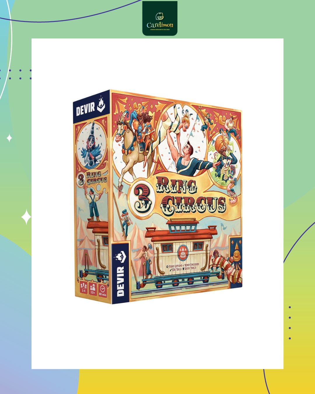 3 Ring Circus - Juego de mesa Costa Rica - Carelimon Games