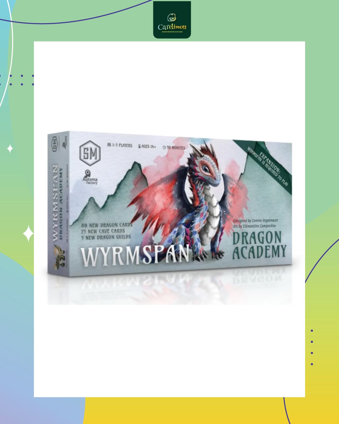 Wyrmspan - Dragon Academy - Juego de mesa Costa Rica - Carelimon Games