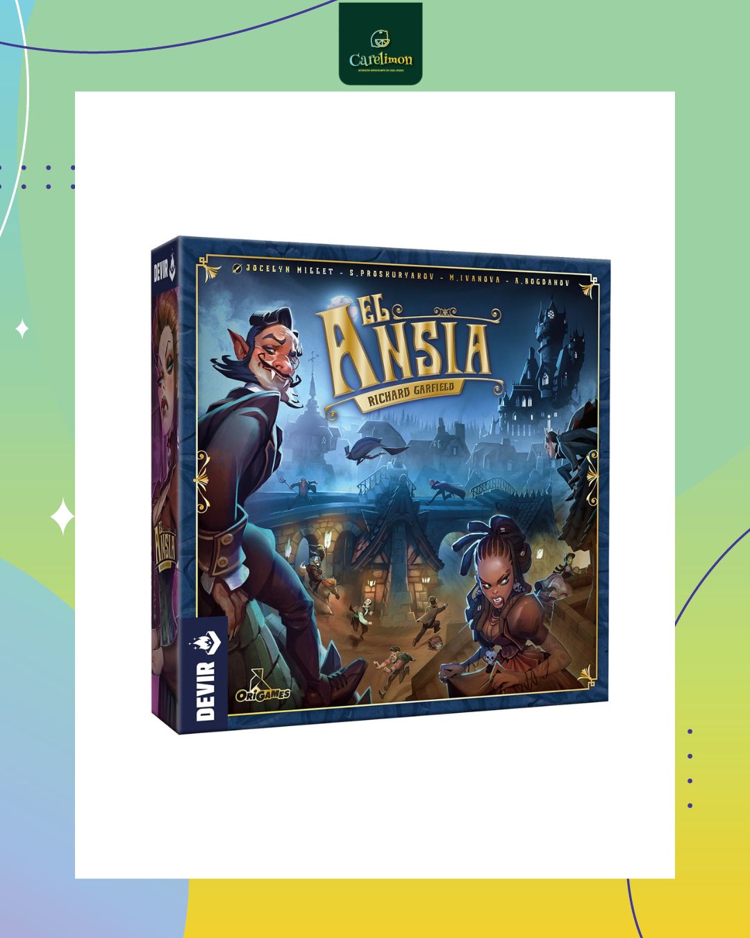 El Ansia - Juego de mesa Costa Rica - Carelimon Games