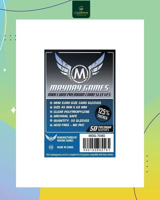 Fundas protectora para cartas (45mm x 68mm) - Juego de mesa Costa Rica - Carelimon Games