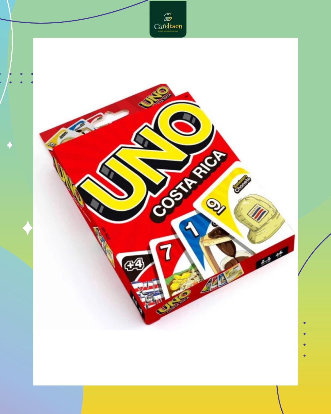 Uno - Costa Rica  - Juego de mesa Costa Rica - Carelimon Games