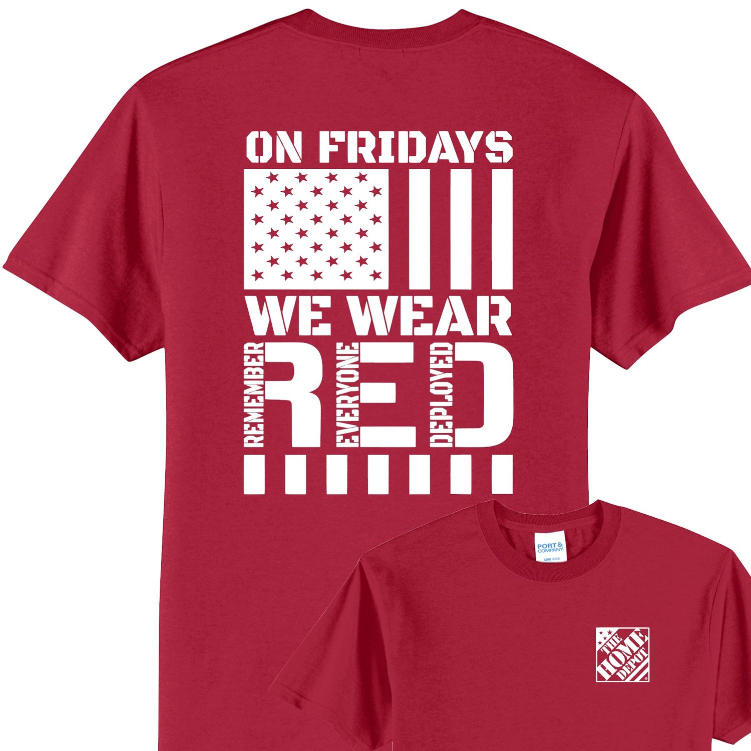 The Home Depot RED Shirt