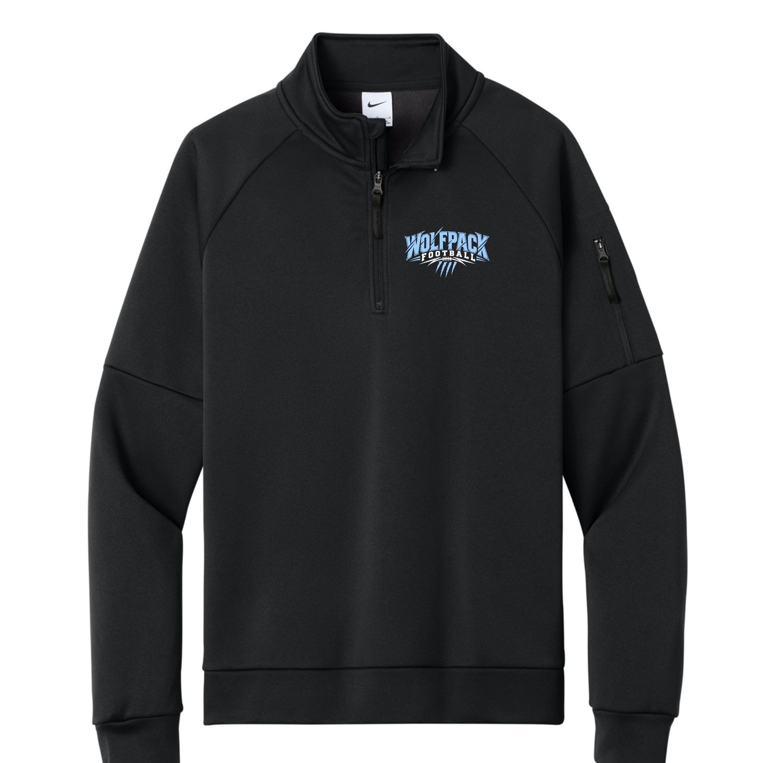 Wolfpack Football Nike Therma Fit Performance 1/4 Zip