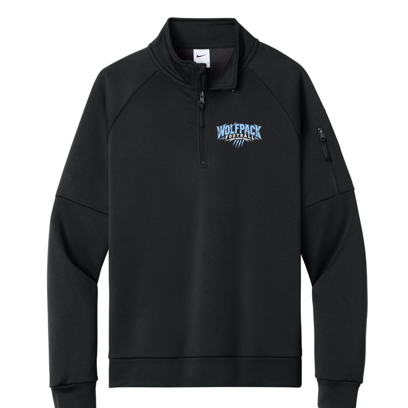 Wolfpack Football Nike Therma Fit Performance 1/4 Zip