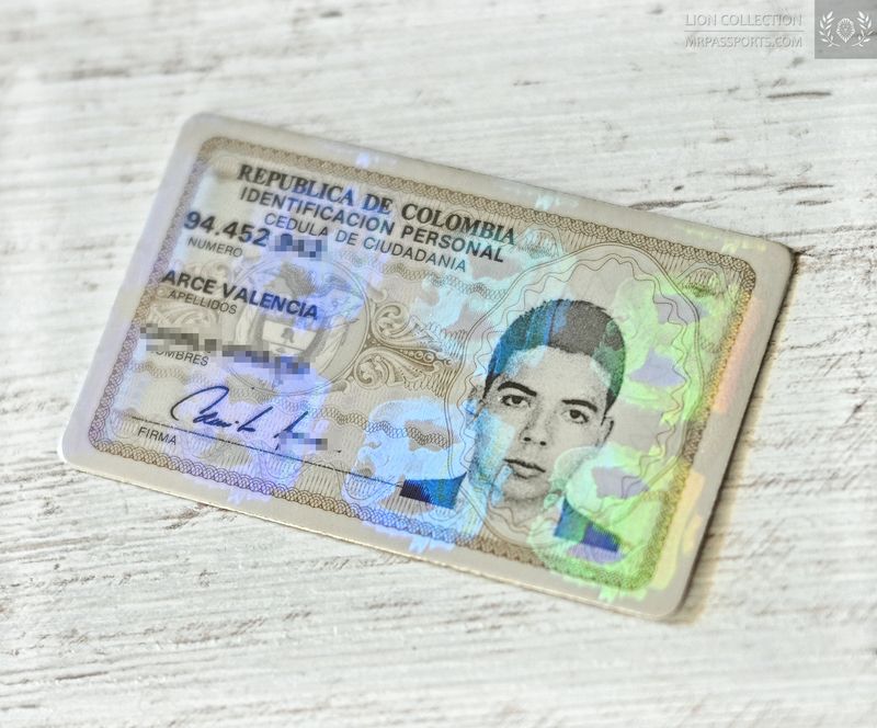 Colombia, 1994 Identification card
