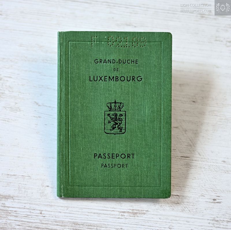 Luxembourg, 1973-1978 passport, excellent condition