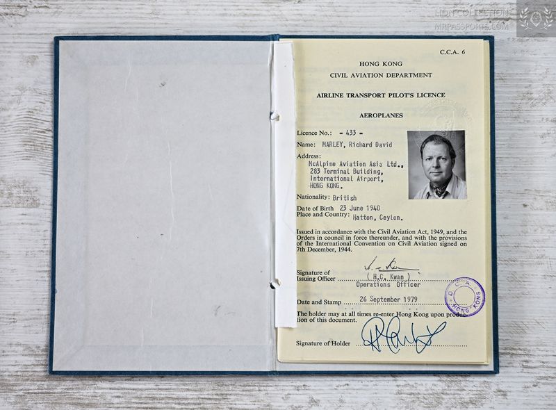 Hong Kong, 1979 Airline Transport Pilot Licence (ATPL), McAlpine Aviation Asia Ltd.