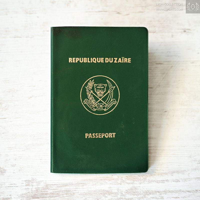 Zaire, 1991-1994 passport, excellent condition