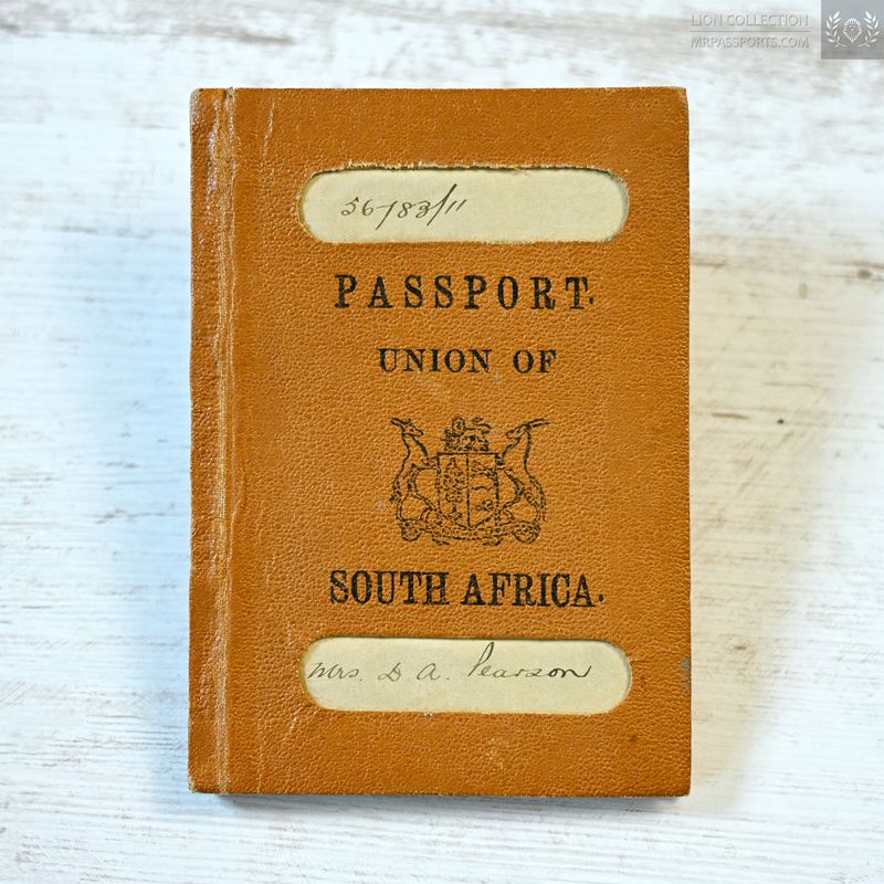 South Africa, 1924-1934 passport, very good condition