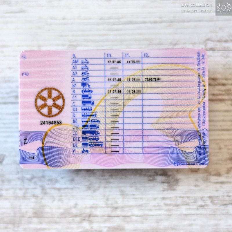 Austria, Driver's Licence, EU model