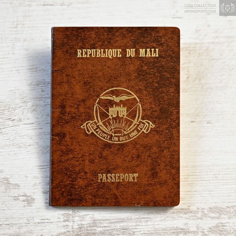 Mali, 1998-2004 passport, African visas w/ beautiful DR Congo label visa