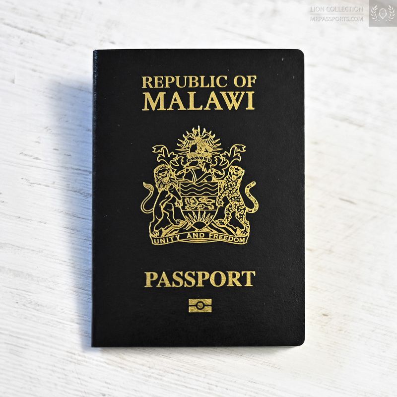Malawi, biometric passport / e-passport, mega rare
