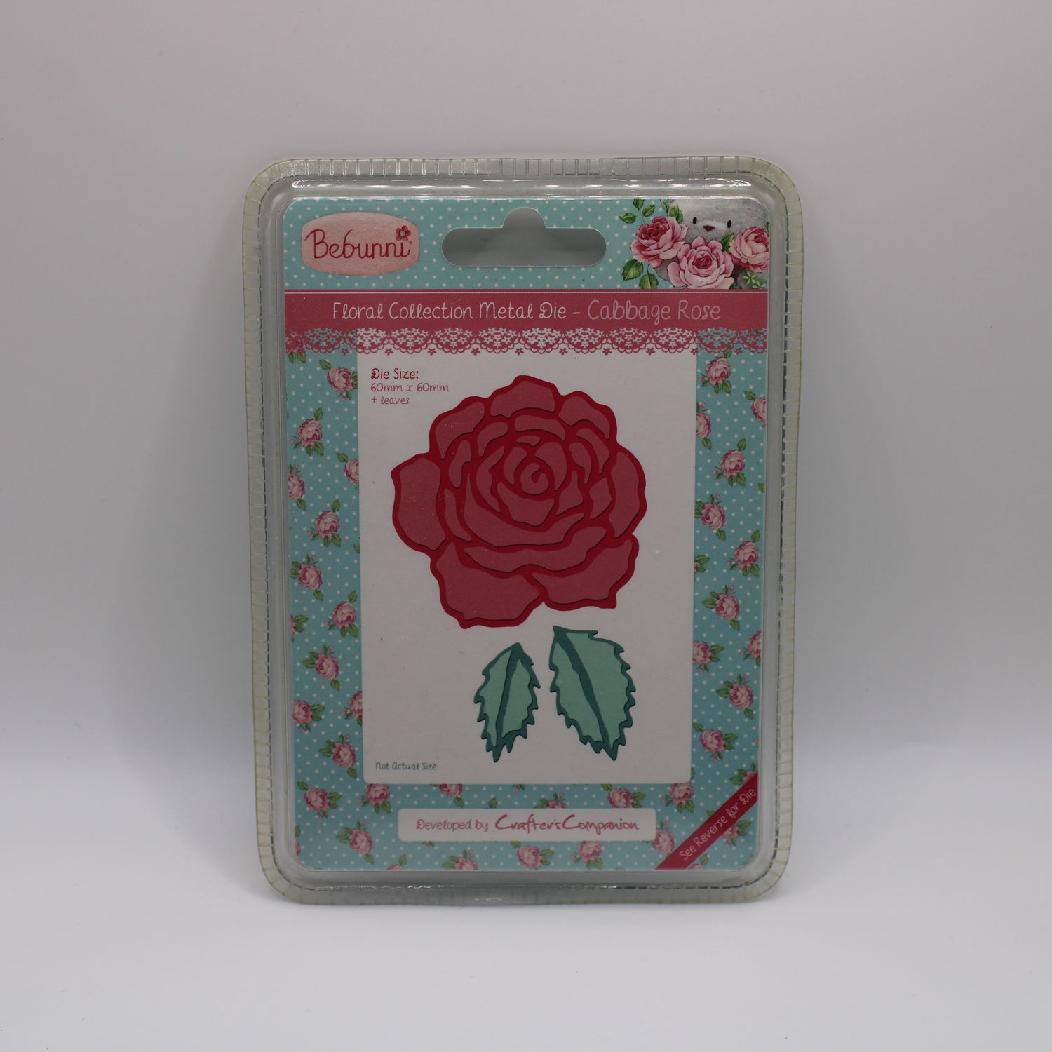 Snijmal 2 stuks - roos