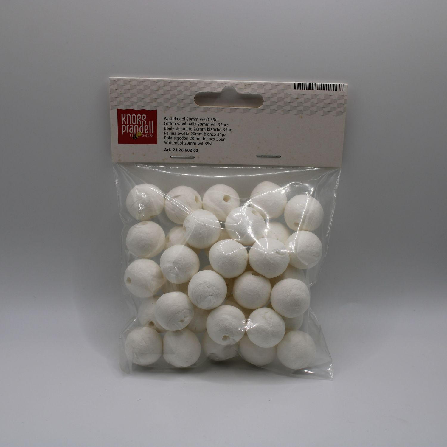 Zakje wattenbollen - 2 cm