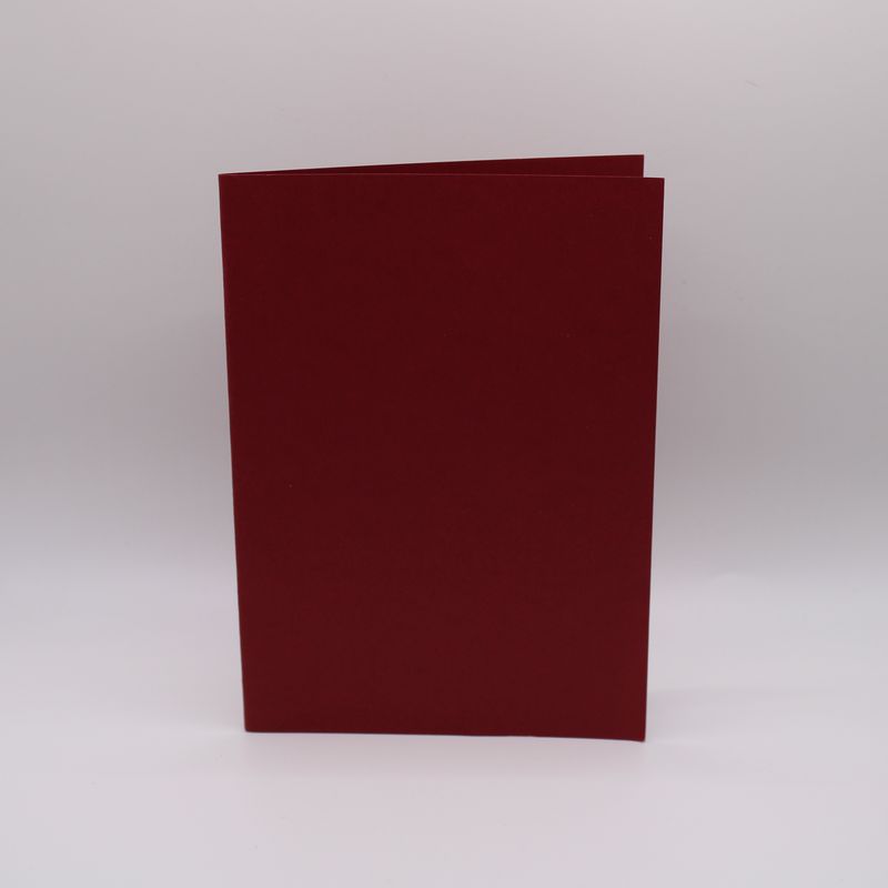 Donkerrood kaartje