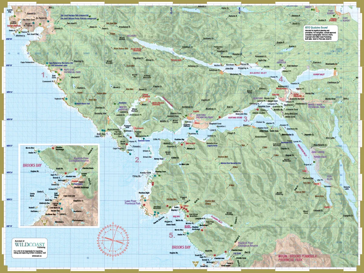 Wild Coast Publishing - 245 - Quatsino/Brooks Bay