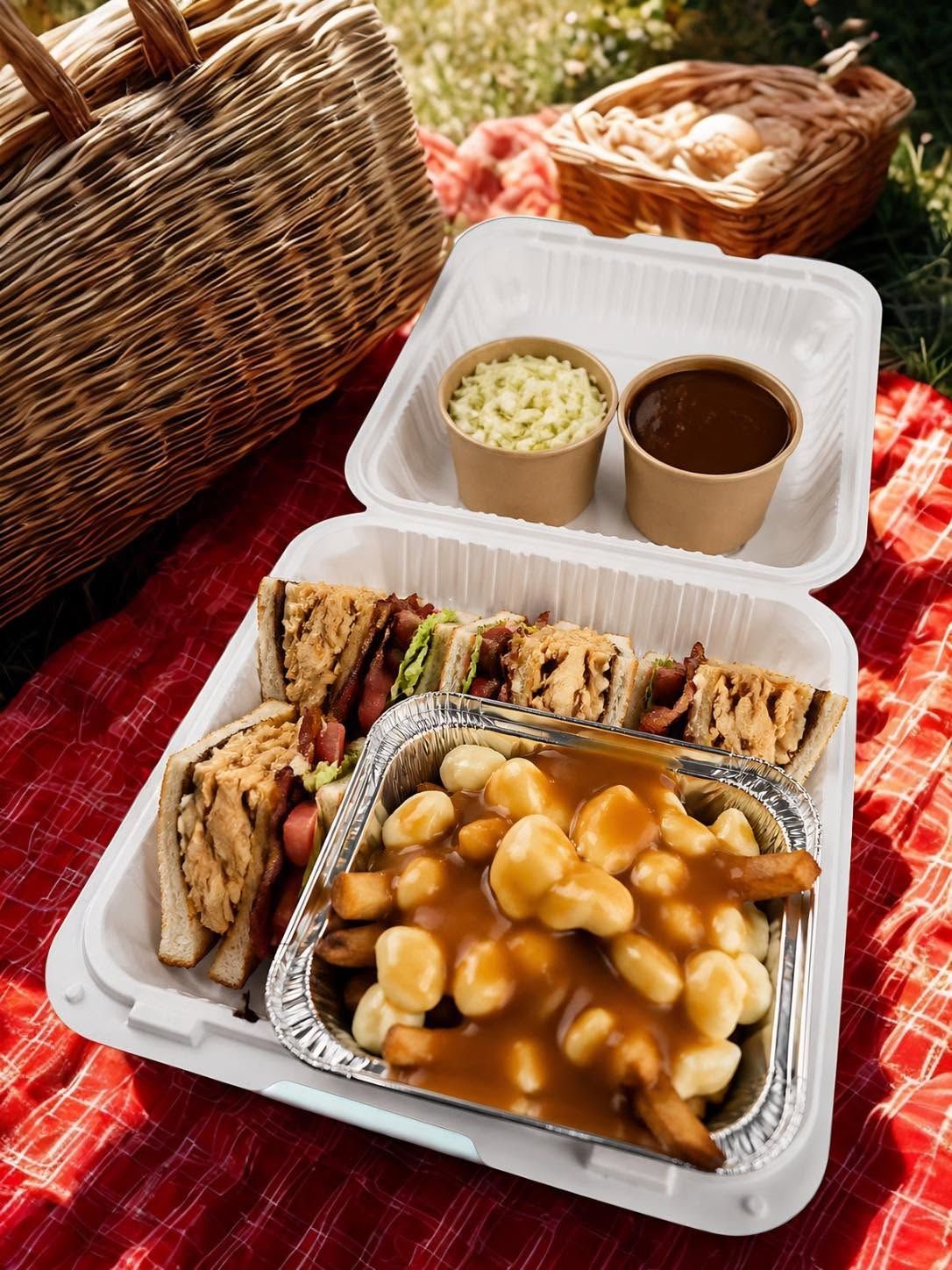 CLUB SANDWICH POUTINE POUR 2