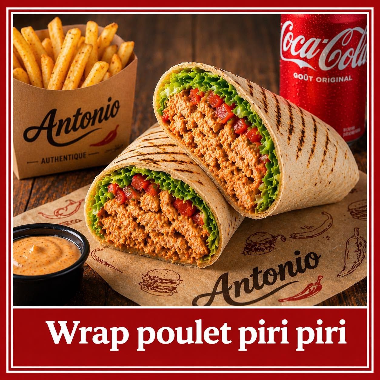 #7 Trio wrap poulet