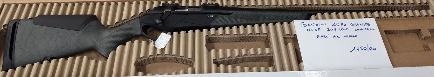 CARABINA OTT. GIREVOLE BENELLI LUPO GRANITE MOSS CAL 308 WIN  a 1150,00€