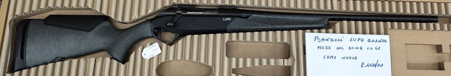 CARABINA OTT.GIREVOLE BENELLI LUPO GRANITE MOSS CAL.30-06 a 1100,00€