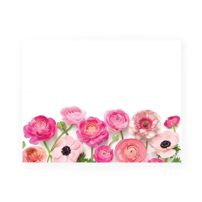 Ranunculus Flat Cards (pack of 8)