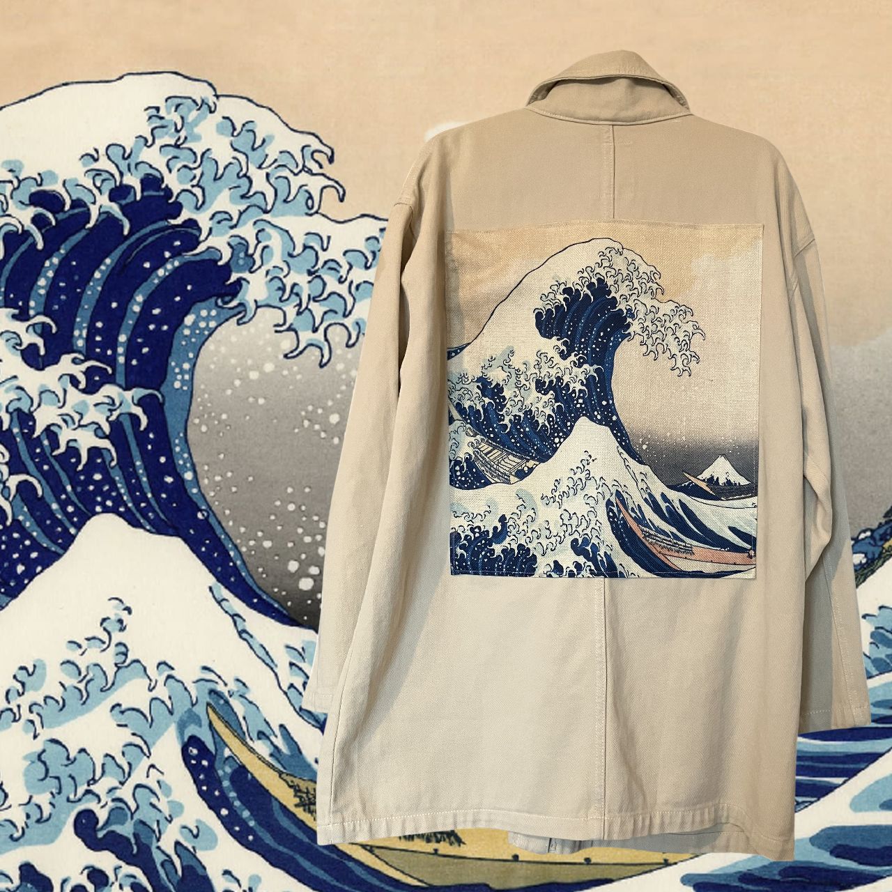 Veste Hokusai : L'art de la grande vague