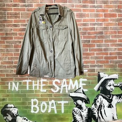 Veste Banksy "We're All in the Same Boat" :