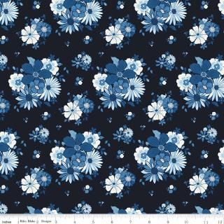 Blue Blooms and Threads Main Navy
