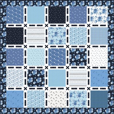 Blue Threads Quilt Kit