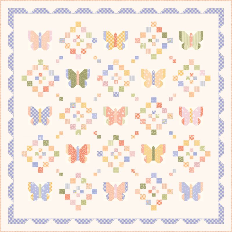 Sweet Flutters Quilt Kit