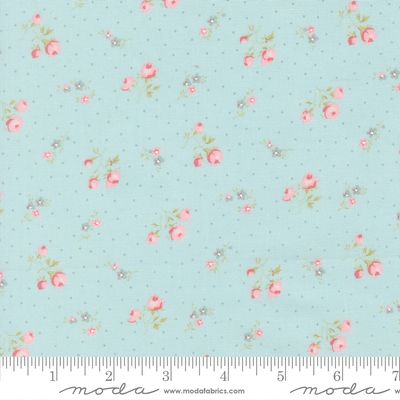 Abide Small Floral Dots Light Blue