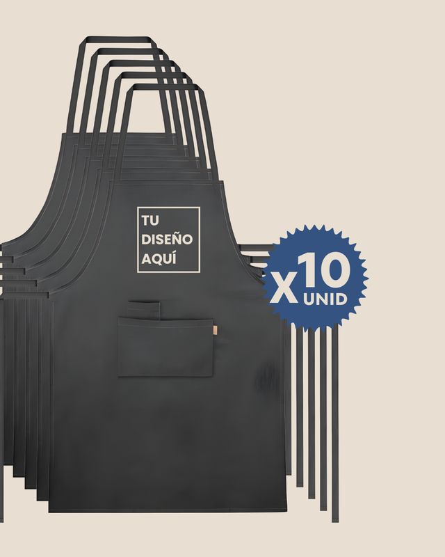 Lote 10 Delantal Personalizado