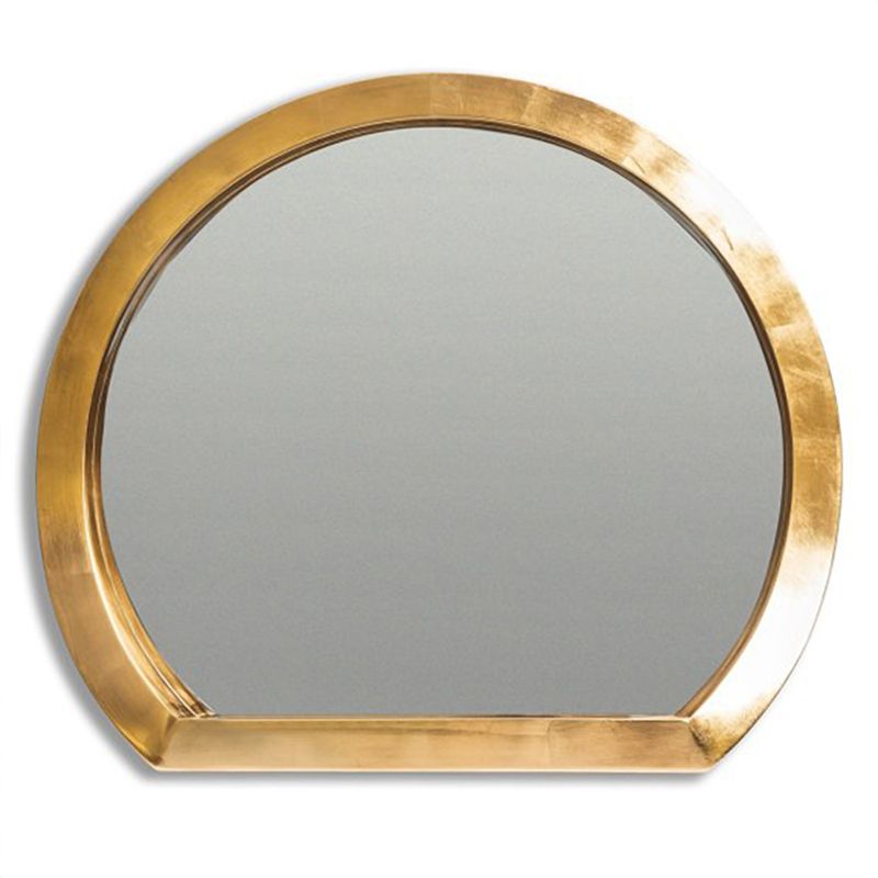 Extra Large Circular Shelf Bolzano Gold Mirror