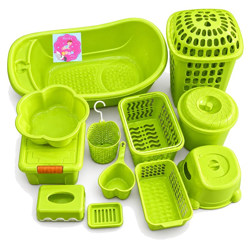 Ensemble de bain pour bébé – Kit complet - Vert Olive Ensemble de bain pour bébé – Kit complet - Vert Olive