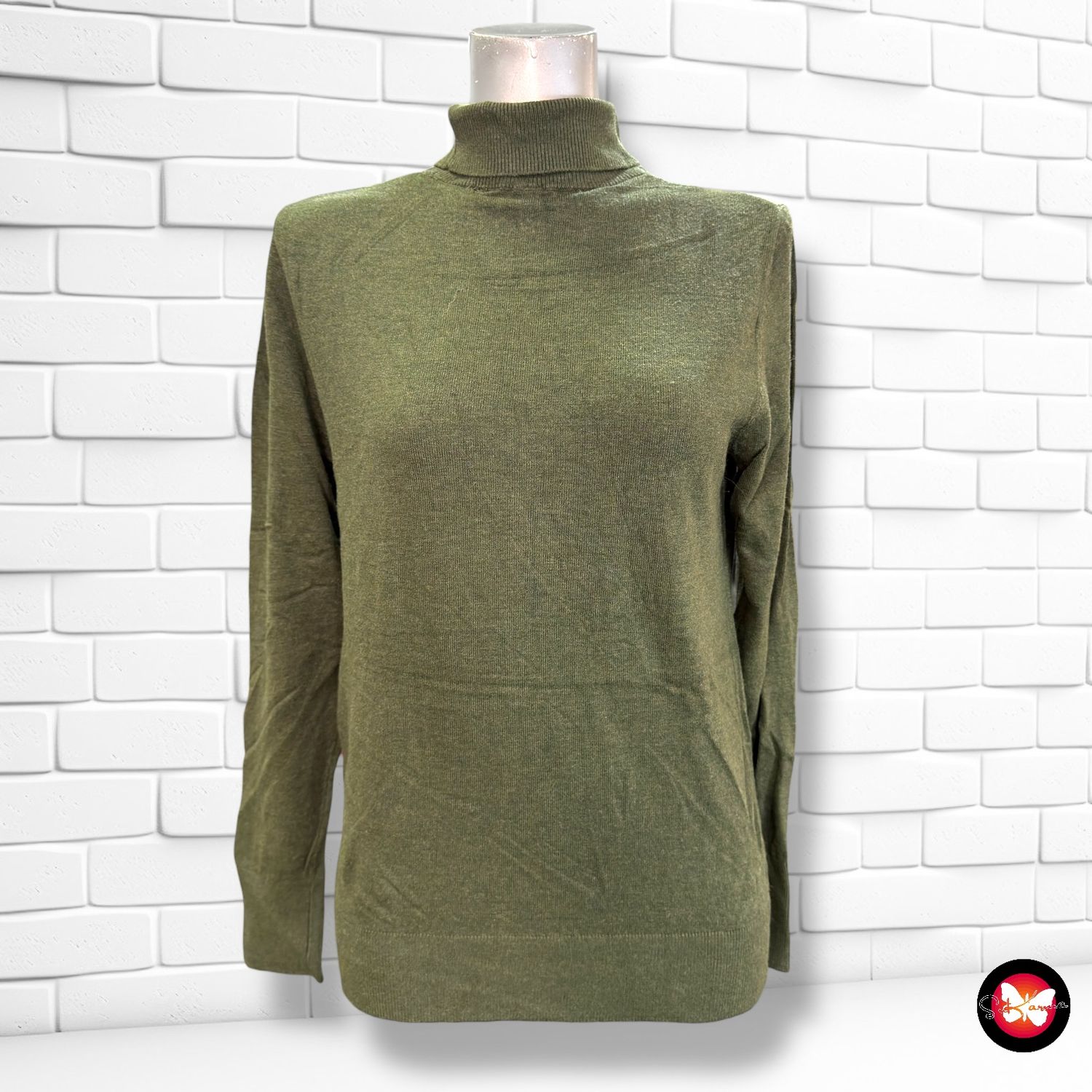 **HOY** Jersey finito de manga larga y cuello alto HEMA Talla M