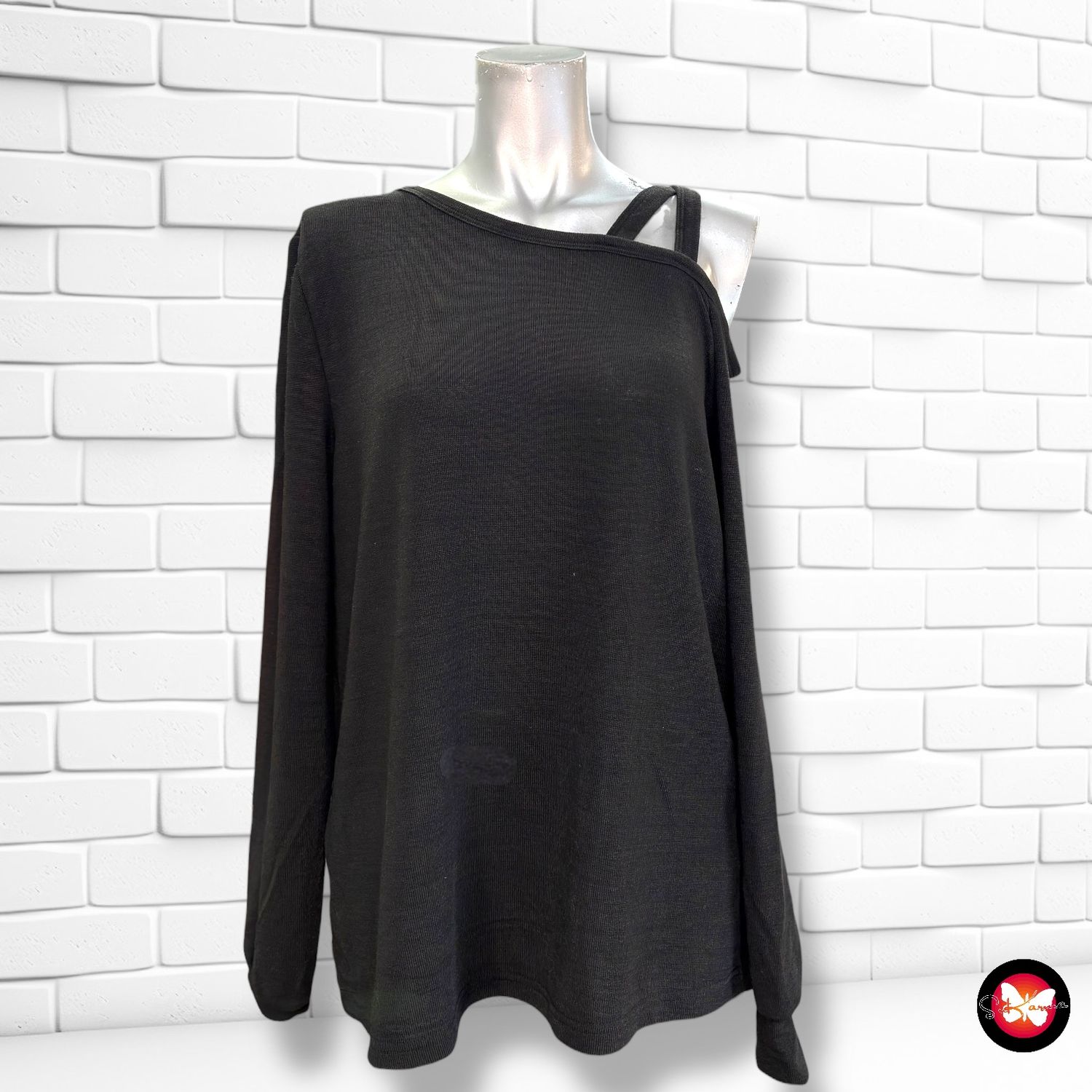 **HOY** Jersey finito con hombro descubierto EMERY ROSE Talla M (grande)