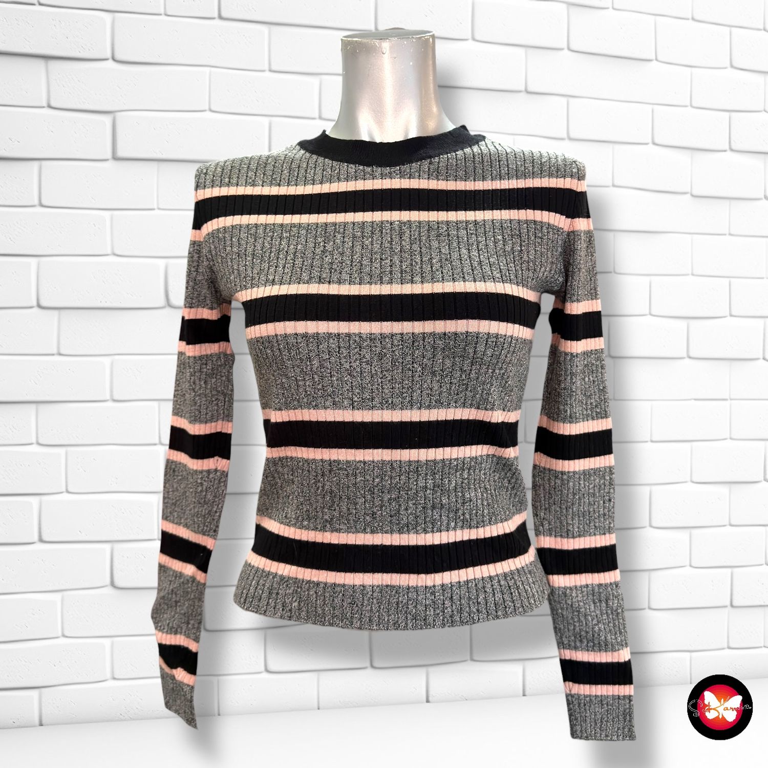 **HOY** Jersey de manga larga canalé DIVIDED Talla S