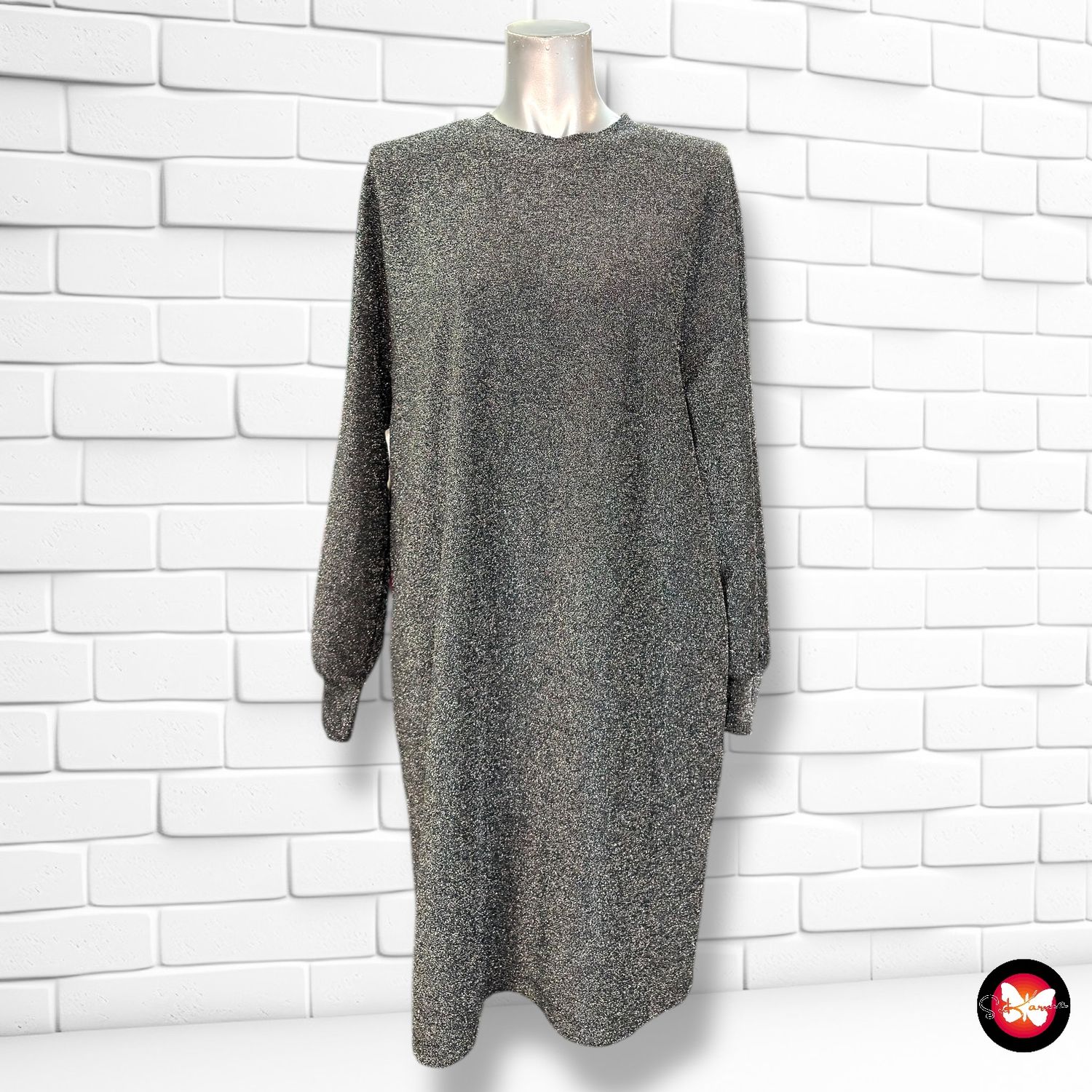 **HOY** Vestido de noche con lurex PRIMARK Talla 36 (grande)