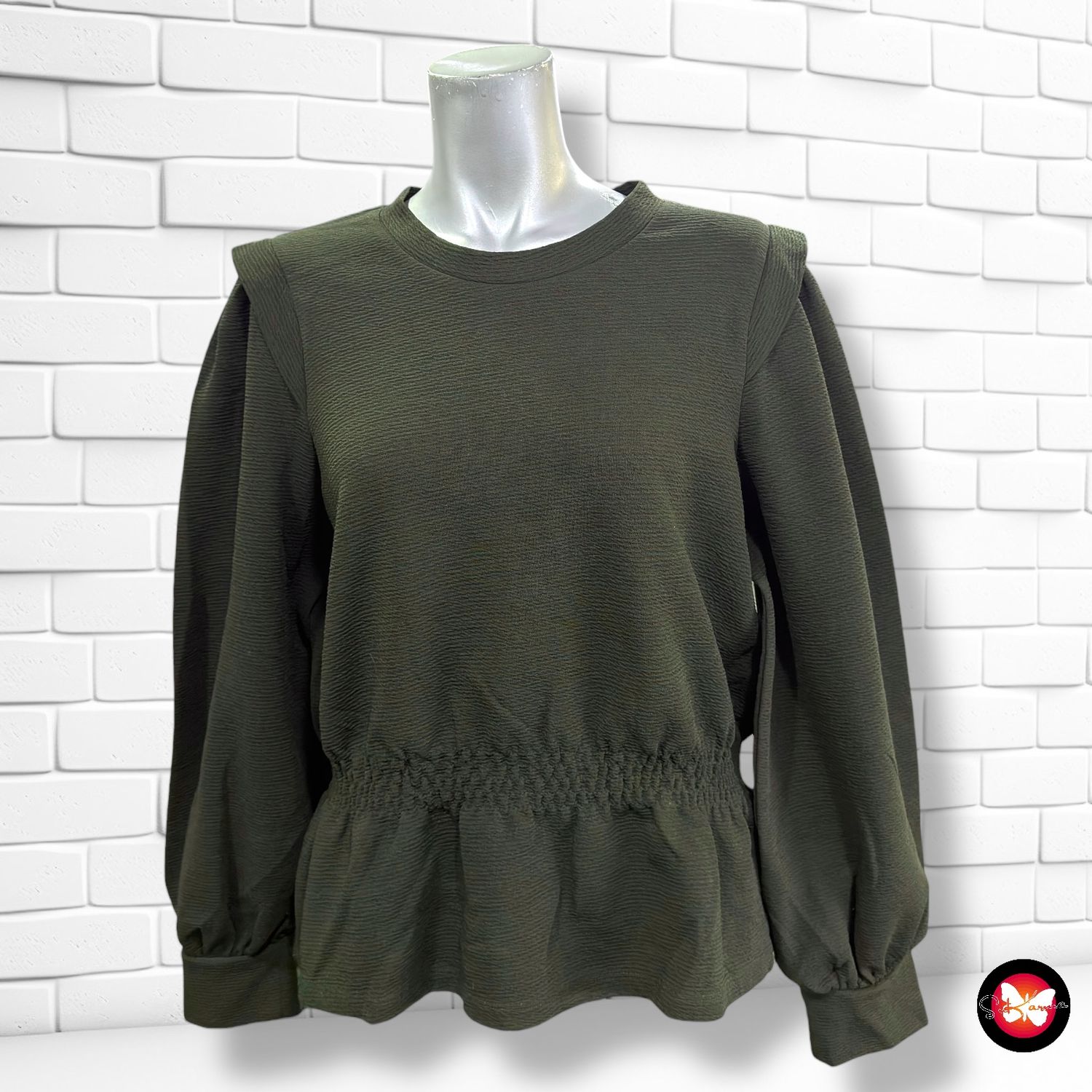 **HOY** Blusa de mangas abullonadas PIGALLE Talla M