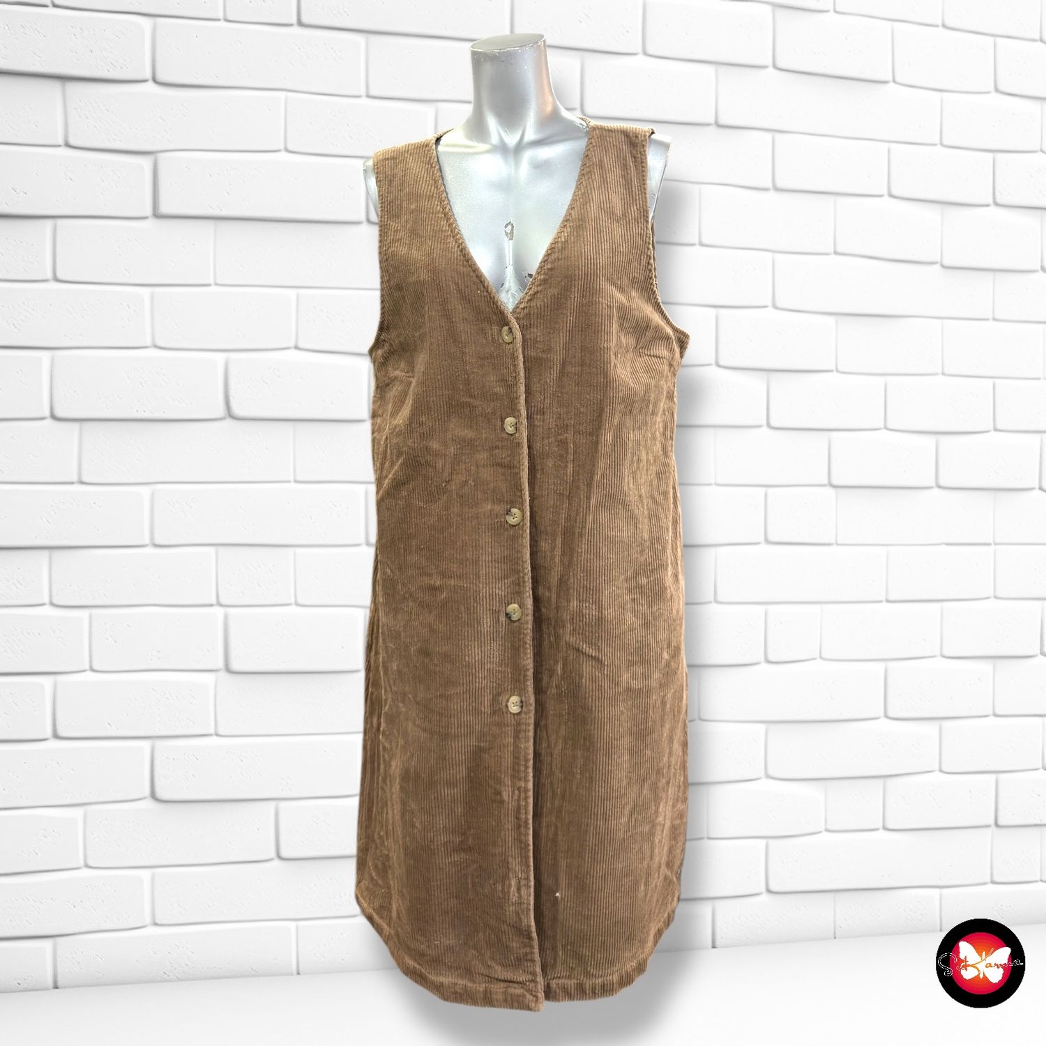 **HOY** Chaleco midi de pana MSCH COPENHAGEN Talla L