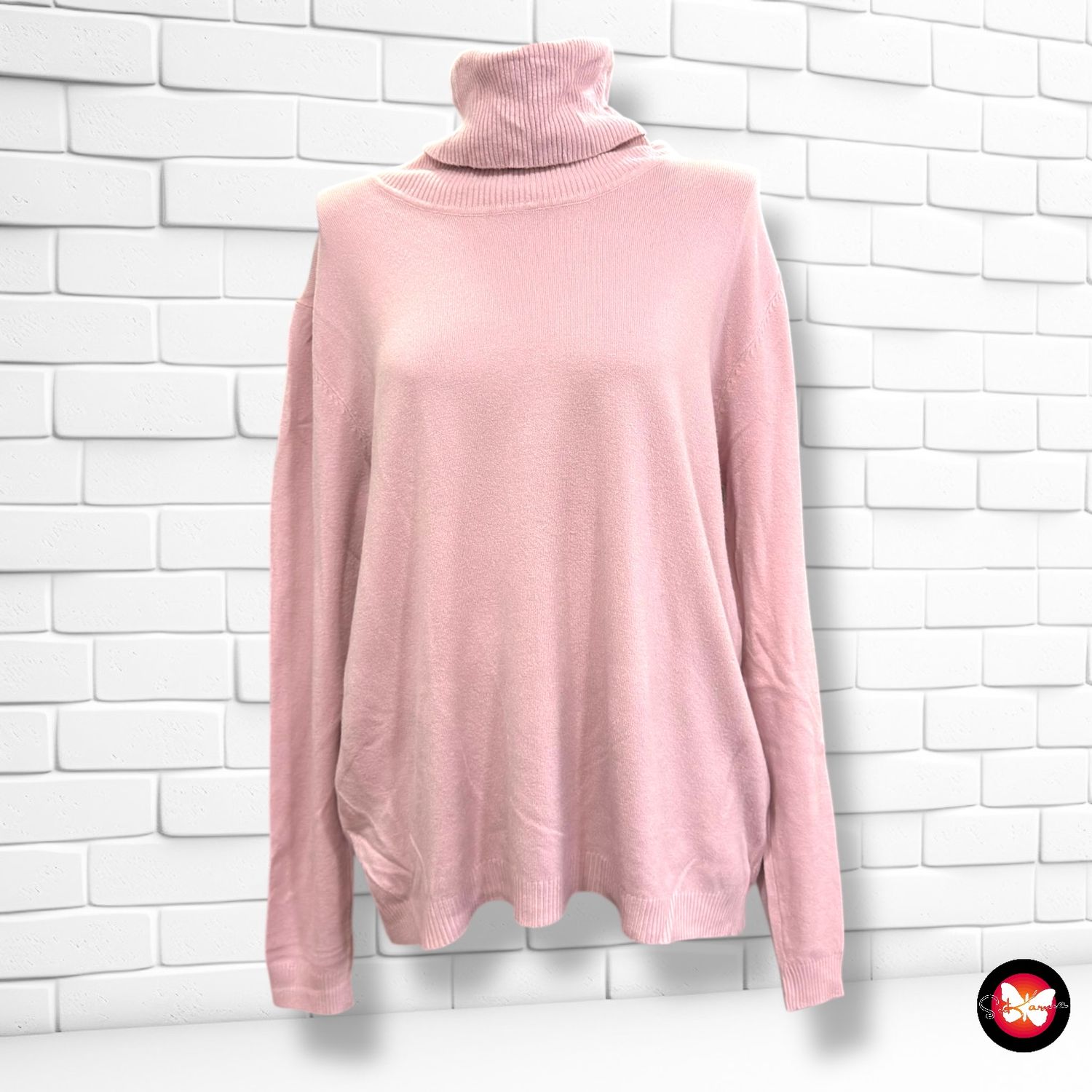 **HOY** Jersey de manga larga y cuello vuelto Talla L