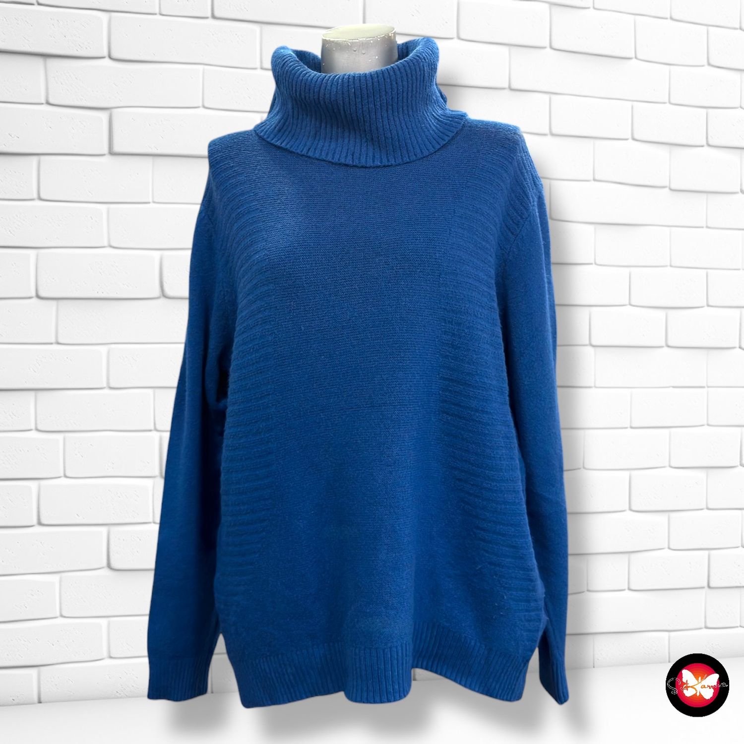 **HOY** Jersey de manga larga y cuello vuelto Talla L